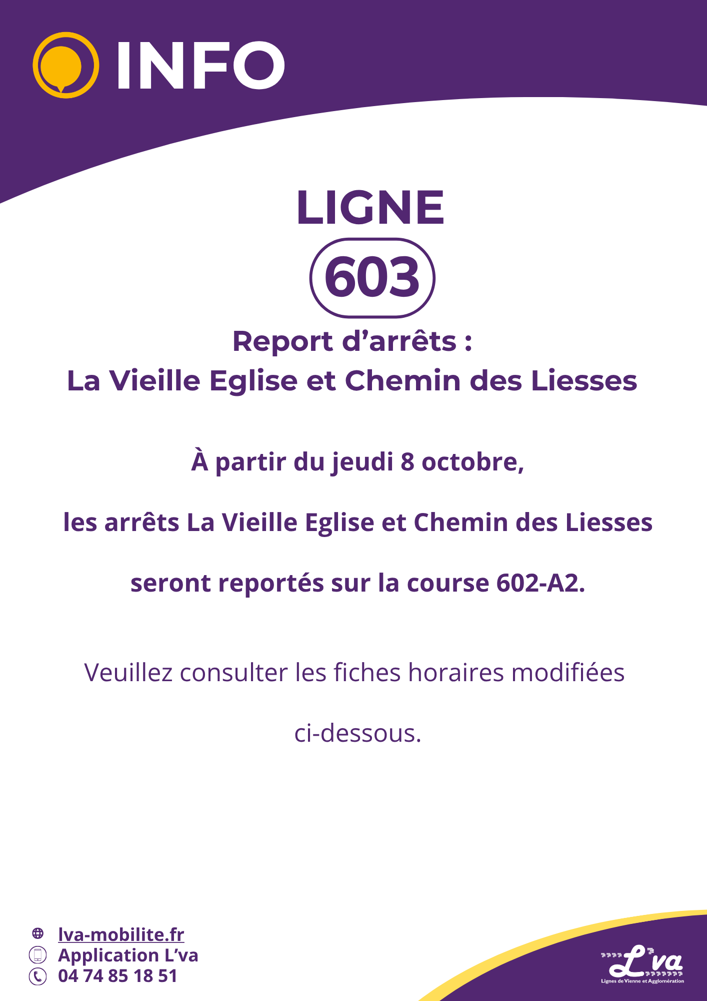 Report d'arrêts
