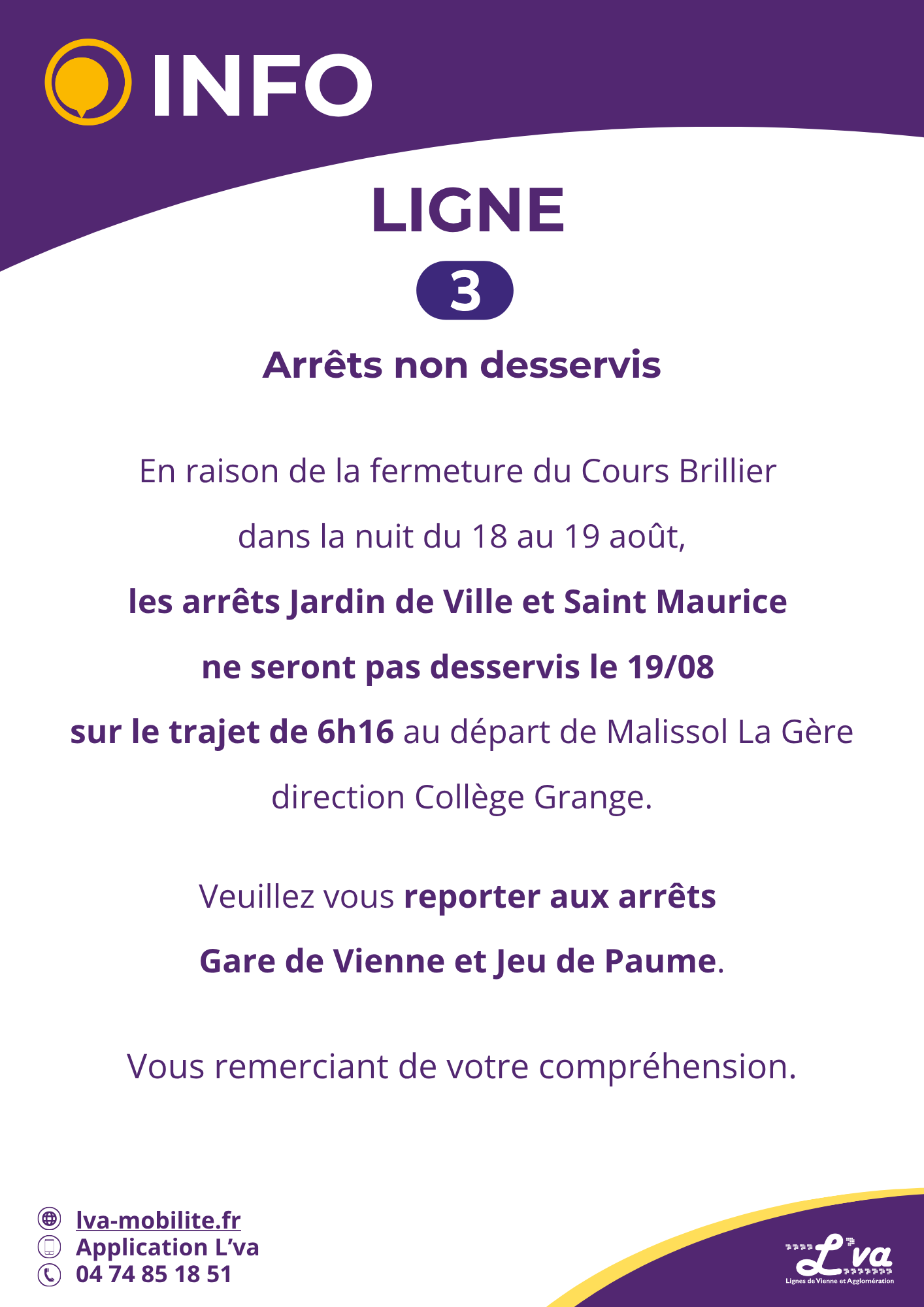 Impacts ligne 3