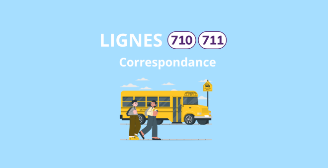 Lignes 710 711 - Correspondance