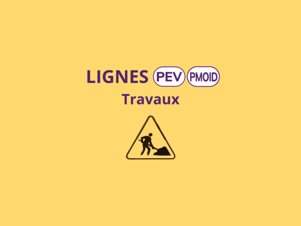 Lignes PEV et PMOID - Travaux